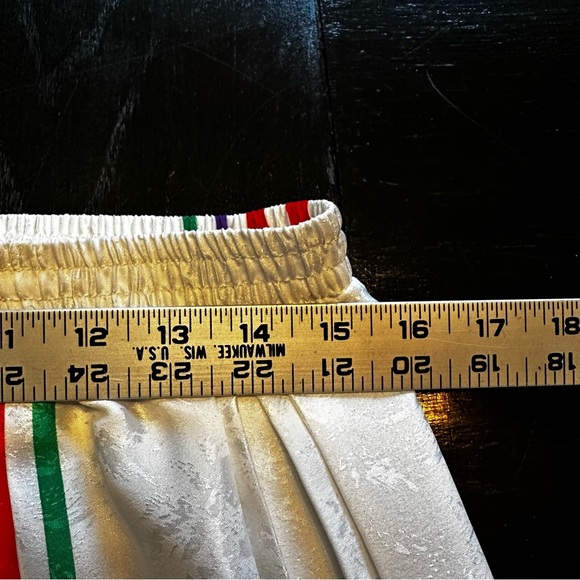 Vintage 60s SET ADKMO Geometric White Shapes Colorful Clown Hosuewife Abstract - Picture 6 of 13